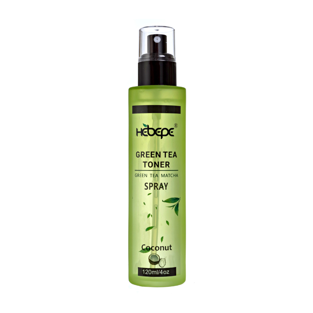 Green Tea Matcha Face Toner Spray with Coconut Water – Hebepe